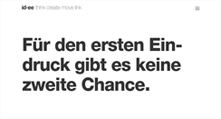 Desktop Screenshot of id-ee.ch